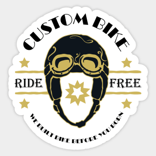 custom bike Sticker